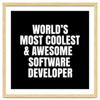 World's most coolest and awesome software developer