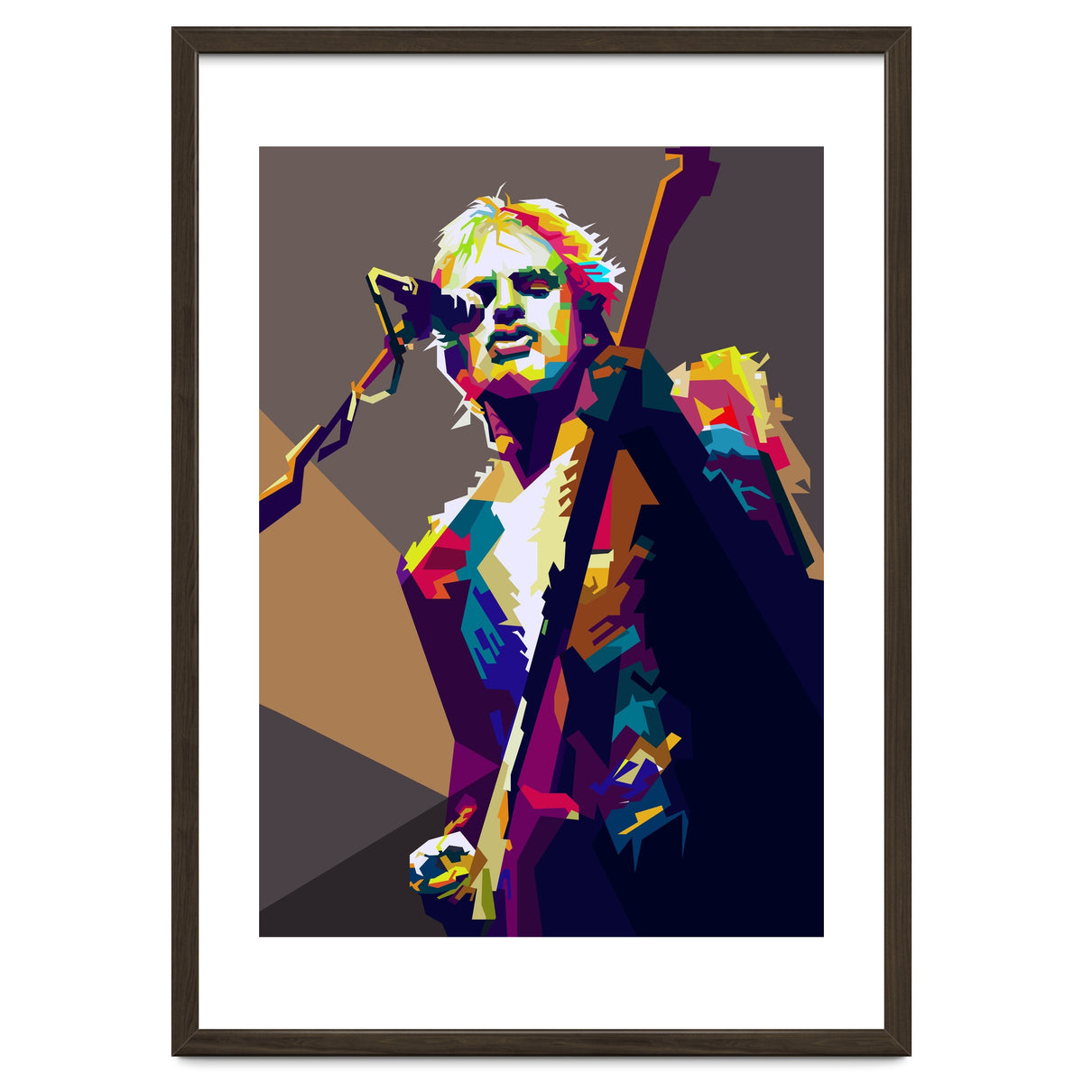 Sting The Police Pop Art WPAP