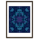 Clovers And Flowers Night Blue thumbnail