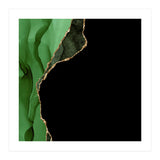 Green & Gold Agate Texture 09  (Print Only) thumbnail