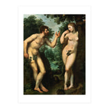 Peter Paul Rubens / 'Adam and Eve', c. 1597, Oil on panel, 180 x 158 cm. Pieter Paul Rubens. (Print Only) thumbnail