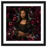Mona Lisa And Dark Flowers thumbnail