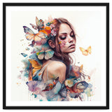Butterfly Muse Watercolor Portrait thumbnail