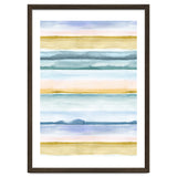 Relaxing Calm Stripes Blue Yellow thumbnail