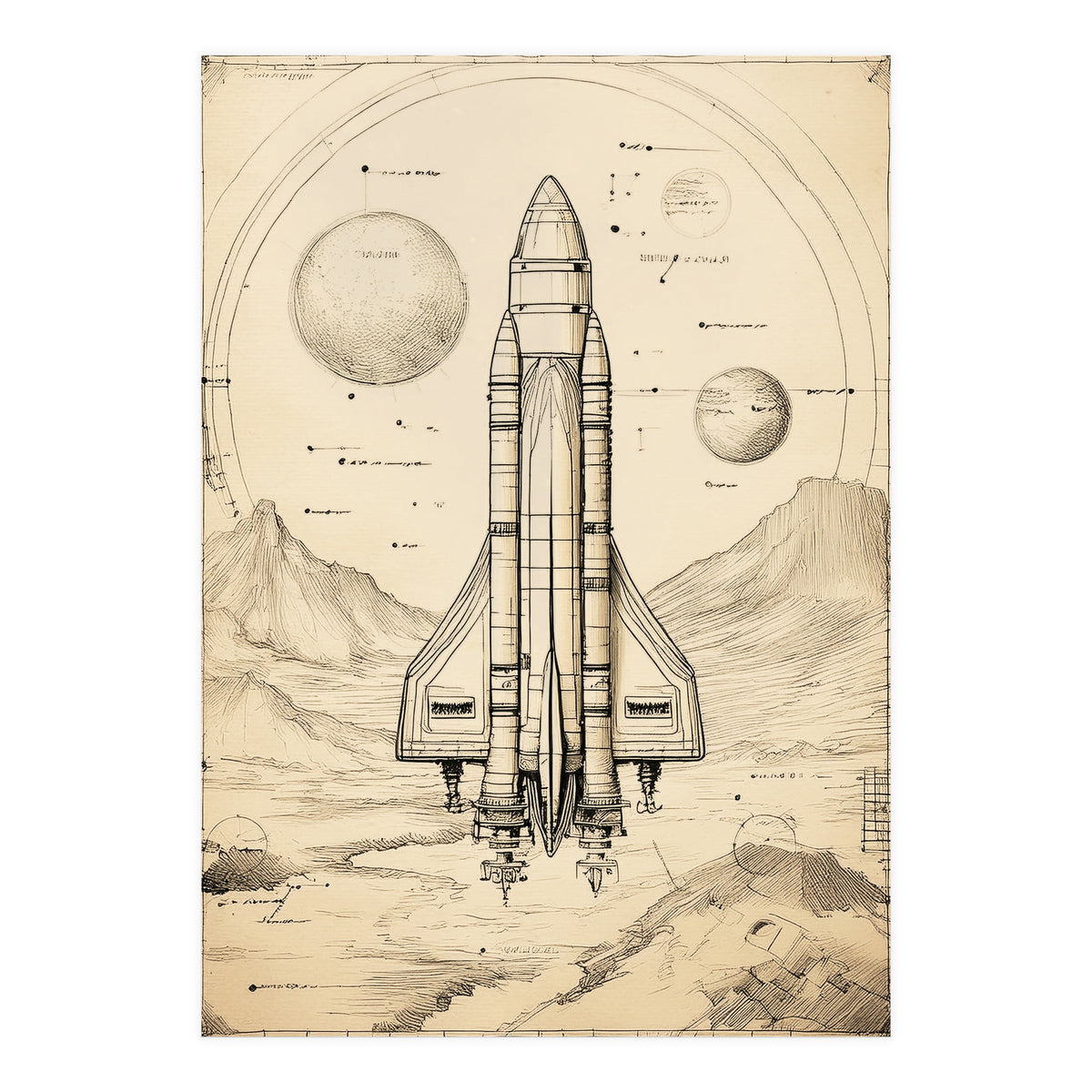 Back To The Moon 015 (Print Only)