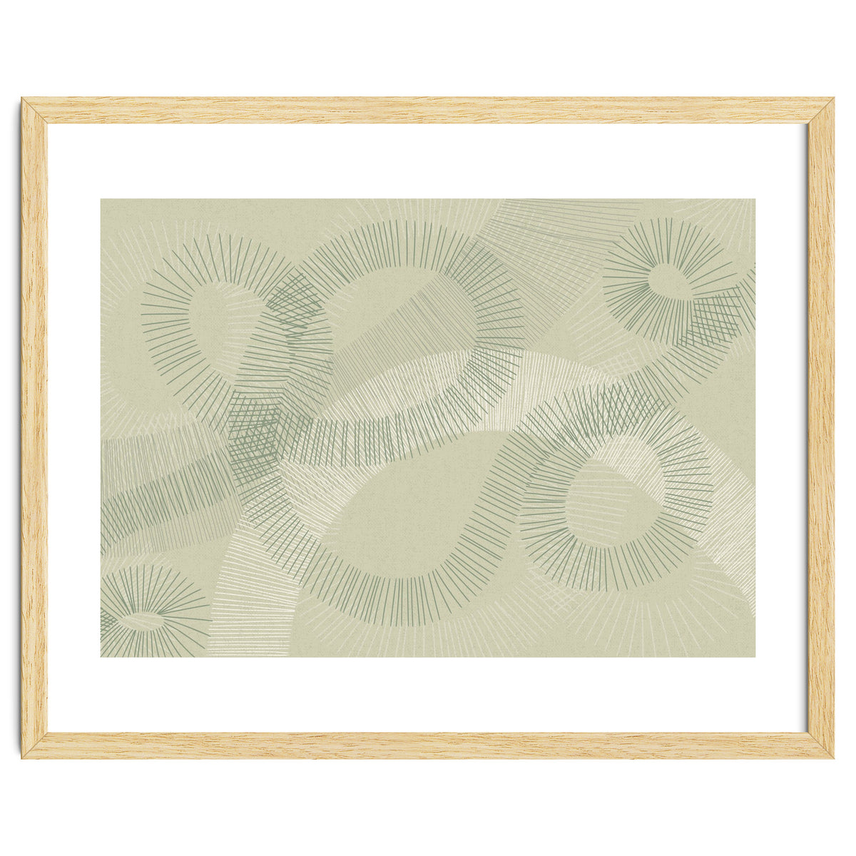 calming essentials Curved Lines soft sage