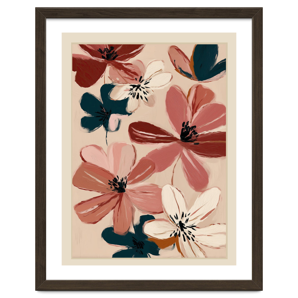 Blush And Wine Blossoms III