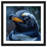 Macro view of a Penguin with Water Droplets thumbnail