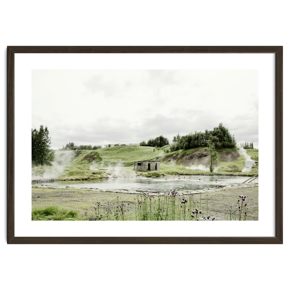 A natural hot spring bath - Iceland
