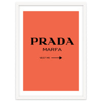 Prada Marfa, Fashion Sign Poster, Chic Decor,