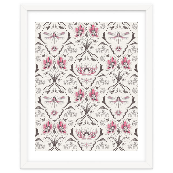 Bohemian Garden Pink Pattern