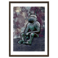 Sitting Sluggy (Lwuba 049 Meku Sitting Watercolor)