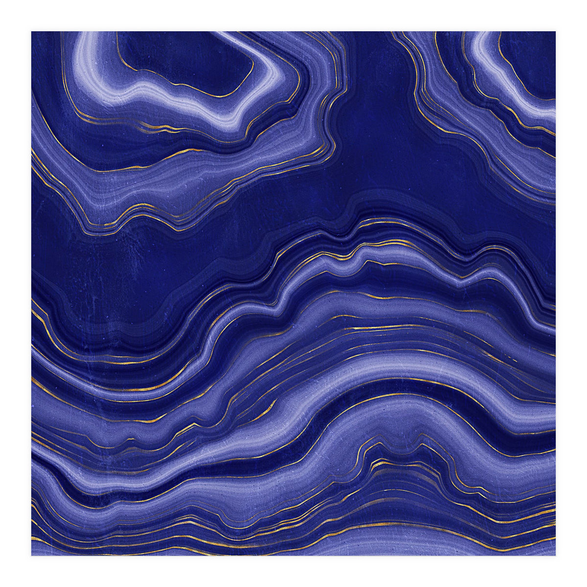 Blue Agate Texture 06 (Print Only)