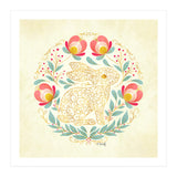 Folk Art Rabbit (Print Only) thumbnail
