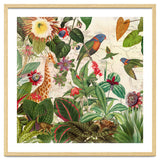 Exotic Lush Jungle And Wild Animals Landscape thumbnail