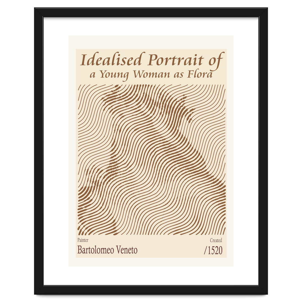 Idealised Portrait Of A Young Woman As Flora – Bartolomeo Veneto (1520)