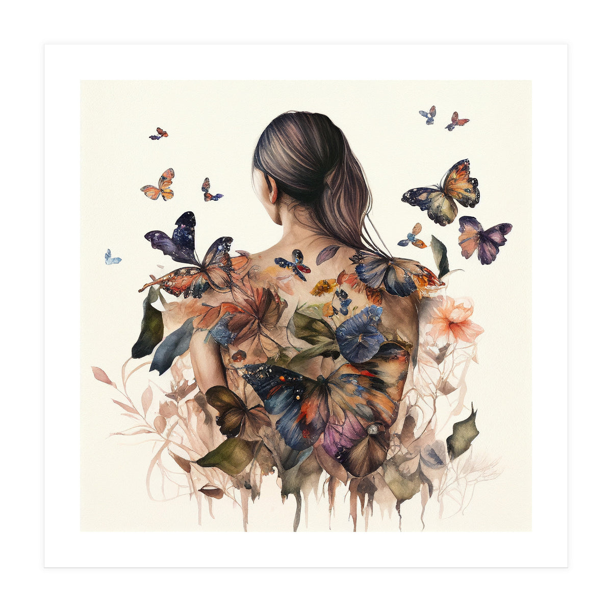 Butterfly Shoulder Bloom (Print Only)