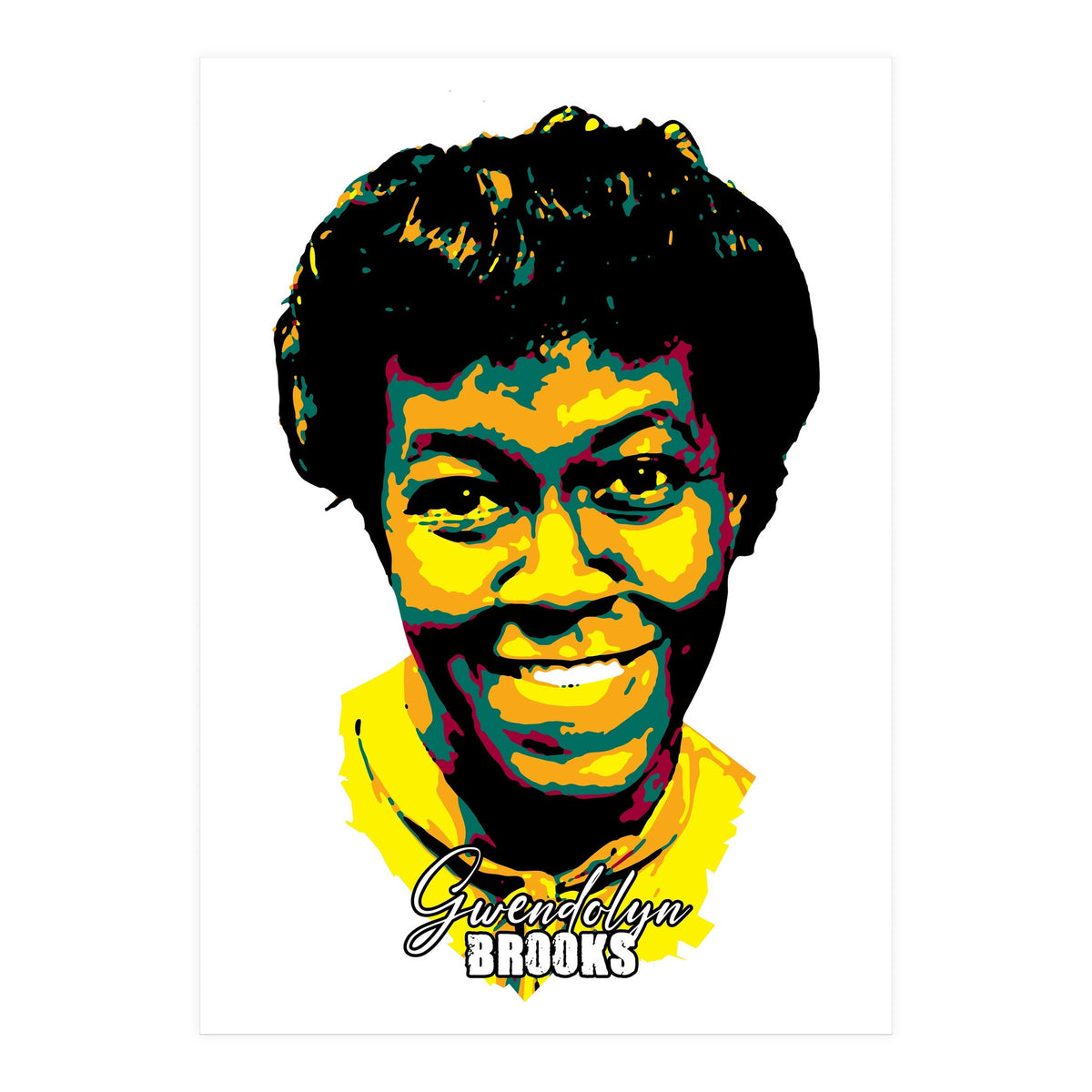 Gwendolyn Brooks American Poet Legend (Print Only)