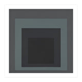 JOSEF ALBERS - HOMAGE TO THE SQUARE BLACK GREY (Print Only) thumbnail