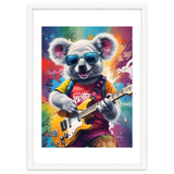 Koala Playing Guitar, Rock Graffiti thumbnail