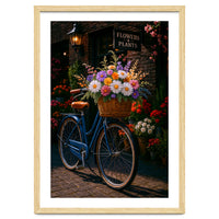 The Aesthetic of a Bicycle at a Flower Shop