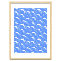 Swimming dolphins