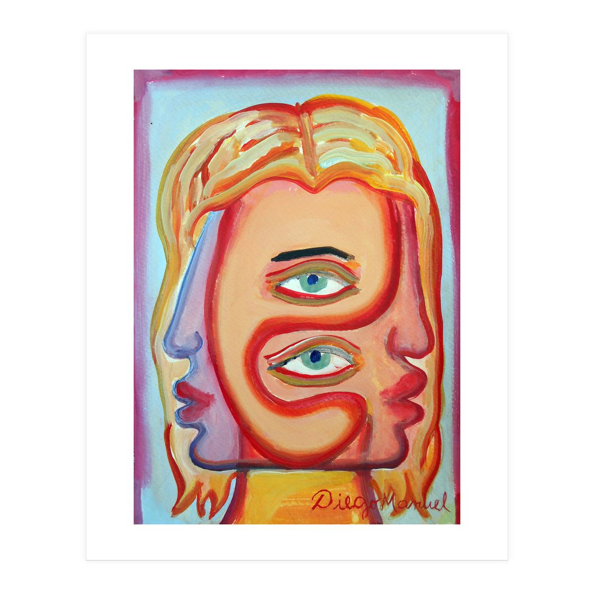 Cabeza De Mujer 10 (Print Only)