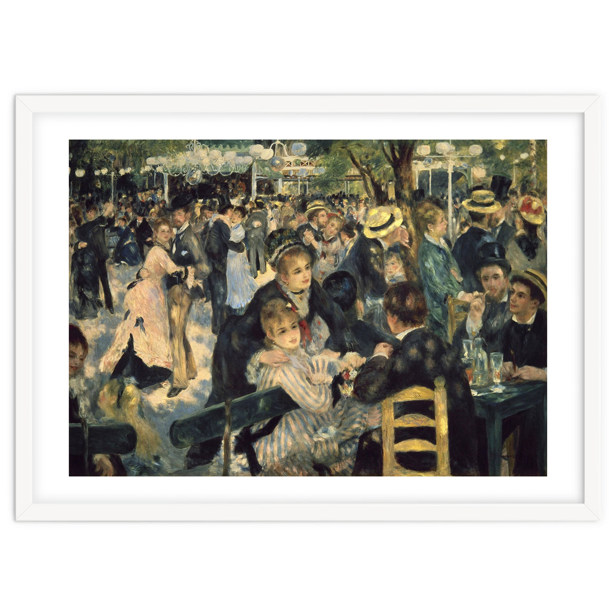 'Dance at Le moulin de la Galette', 1876, Oil on canvas, 131 x 175 cm.