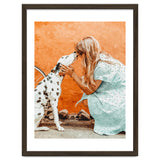 Pet Bound | Dalmatian Dog Lover Friendship Companion | Modern Bohemian Woman Puppy Animals Love thumbnail