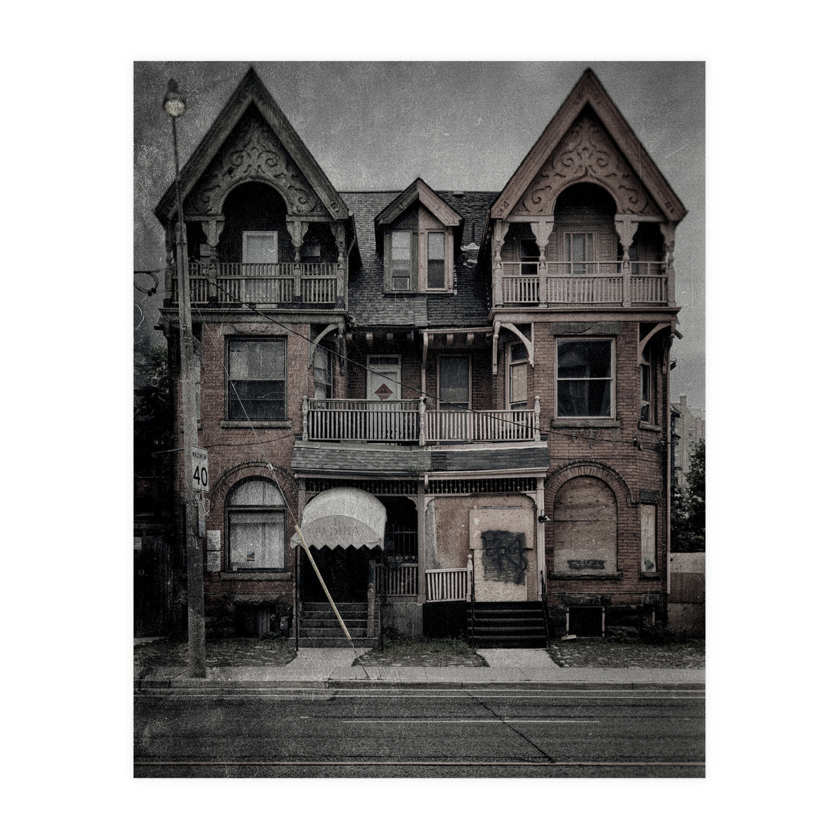 Nos 9 - 11 Spadina Road 2 Old Film Version (Print Only)