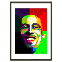 Bob Marley Reggae Icon Pop Art WPAP