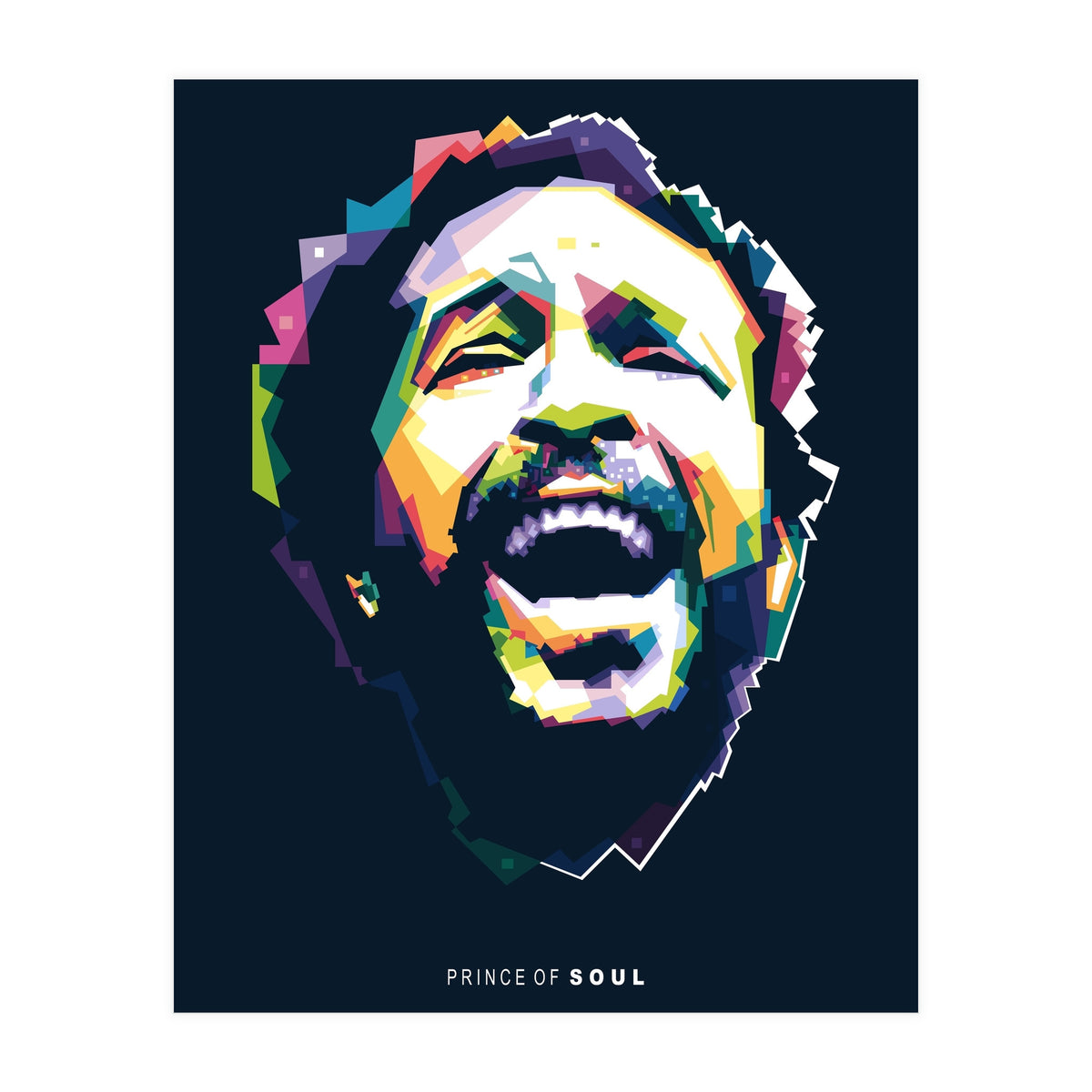 Marvin Gaye Pop Art WPAP (Print Only)