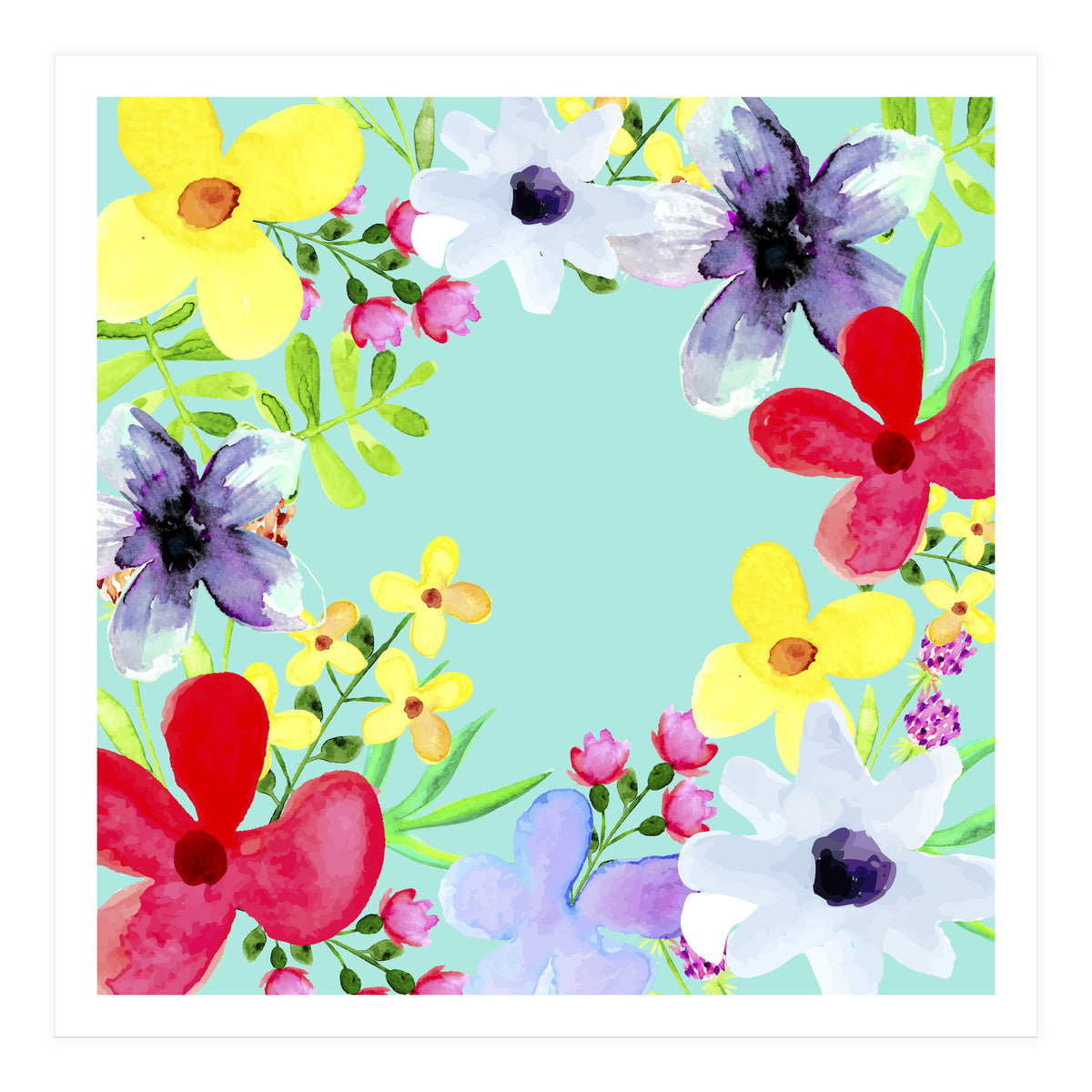 Floral Harmony (Print Only)