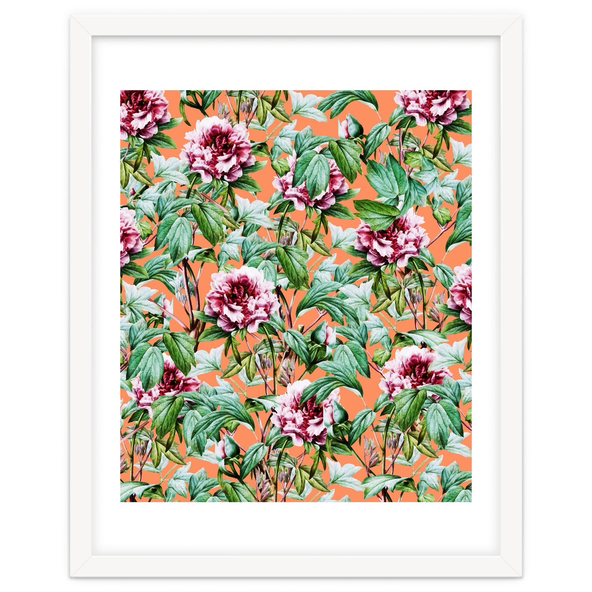 Frosty Florals || #society6 #decor #buyart