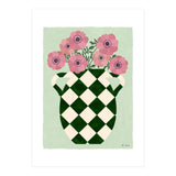 Checkered vase with anemones (Print Only) thumbnail