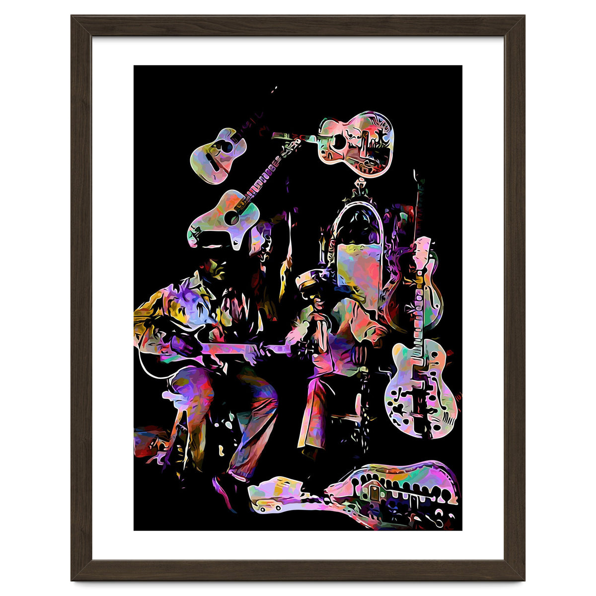 Cool John Ferguson And Captain Luke Blues Musician Legend Colorful