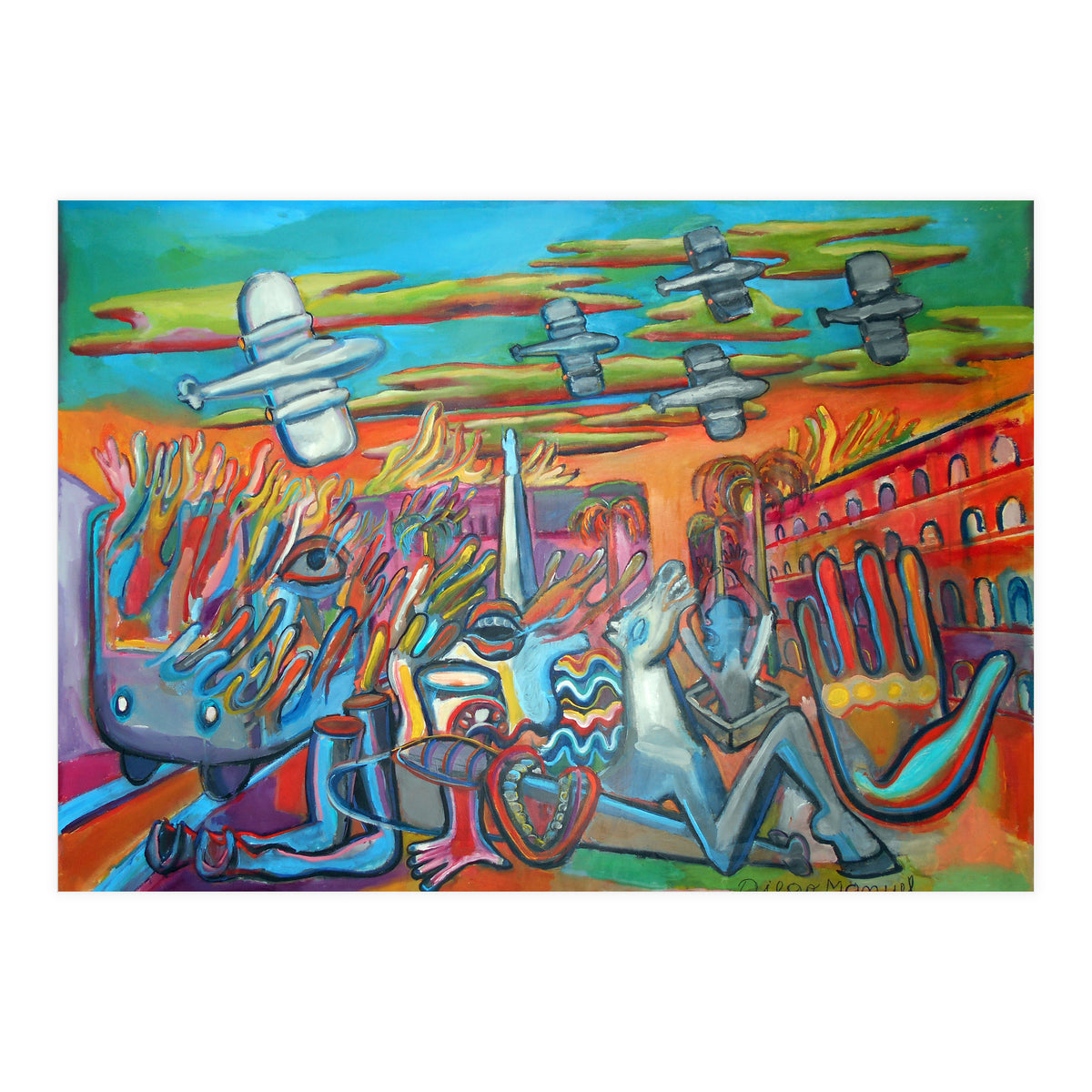 1955 Bombardeo De Plaza De Mayo (Print Only)