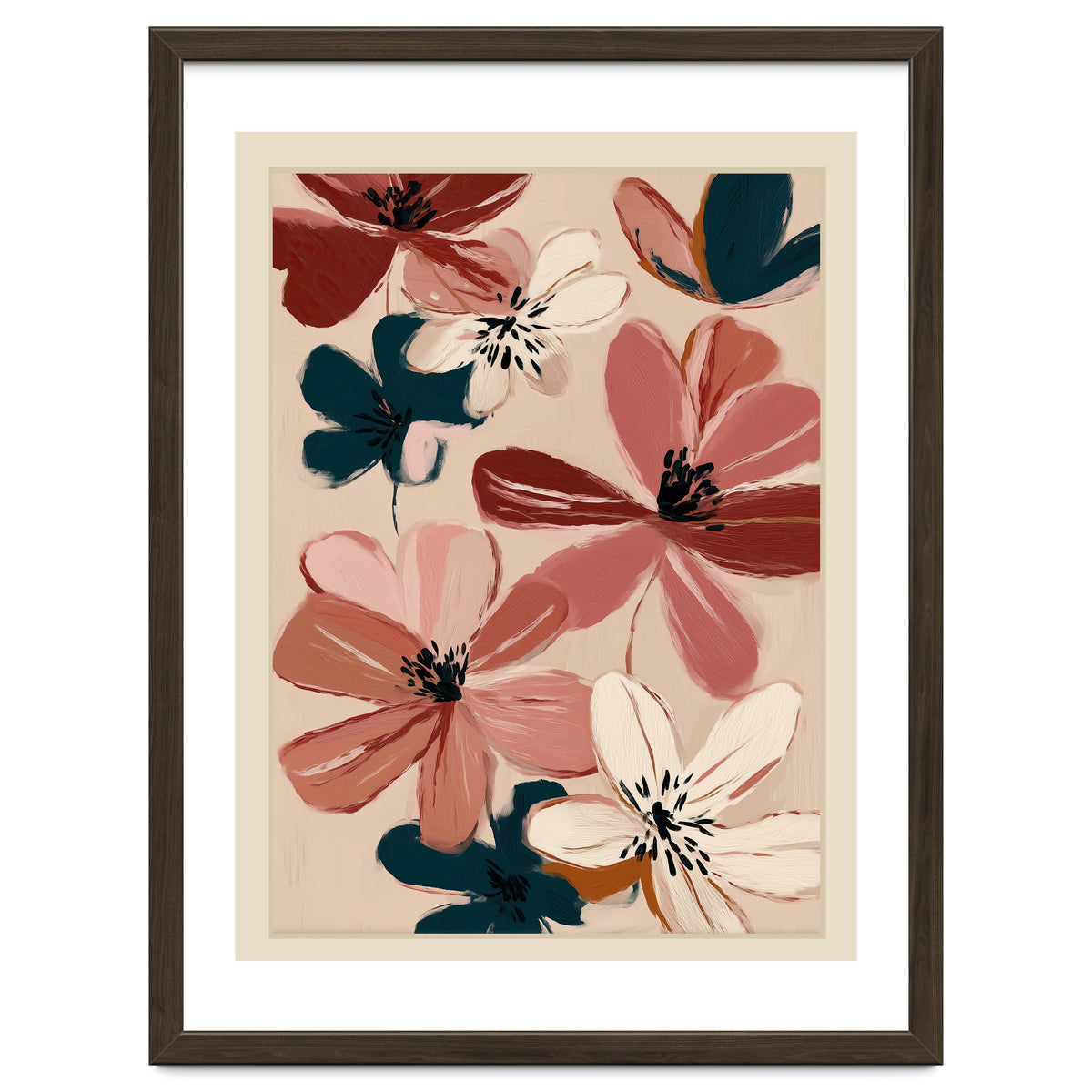 Blush And Wine Blossoms III