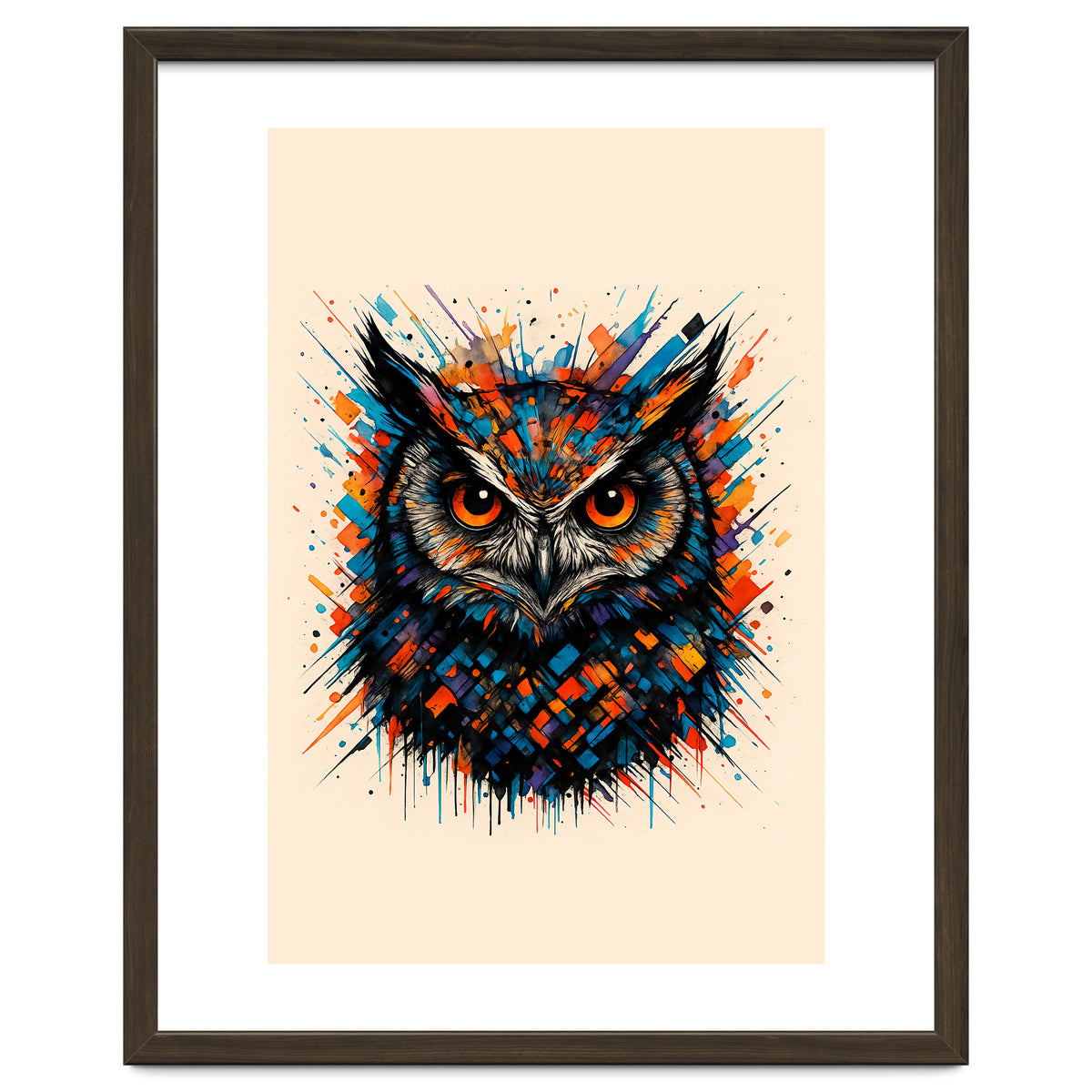 Owl Animal Watercolor