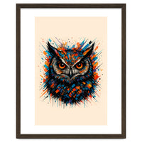 Owl Animal Watercolor