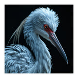 Striking Portrait Of A Blue Heron Bird (Print Only) thumbnail
