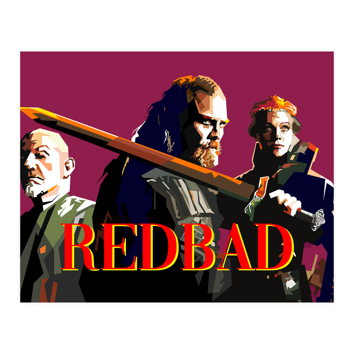 Redbad Sword Knight Movies Trending Now Landscape (Print Only)