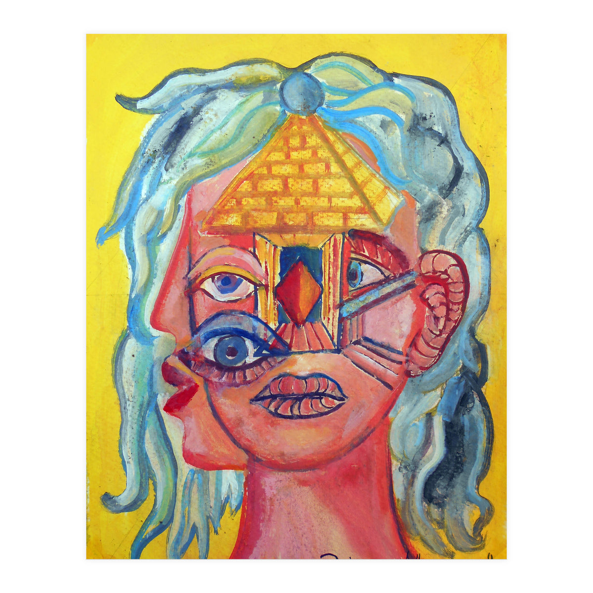 Cabeza De Mujer 12 (Print Only)