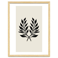 Minimalist Laurel Wreath: Botanical Line Art