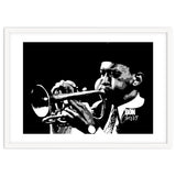 Don Cherry American Jazz Trumpeter in Grayscale thumbnail