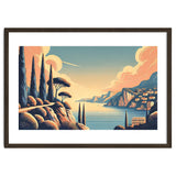 Vintage French Riviera Poster, France thumbnail