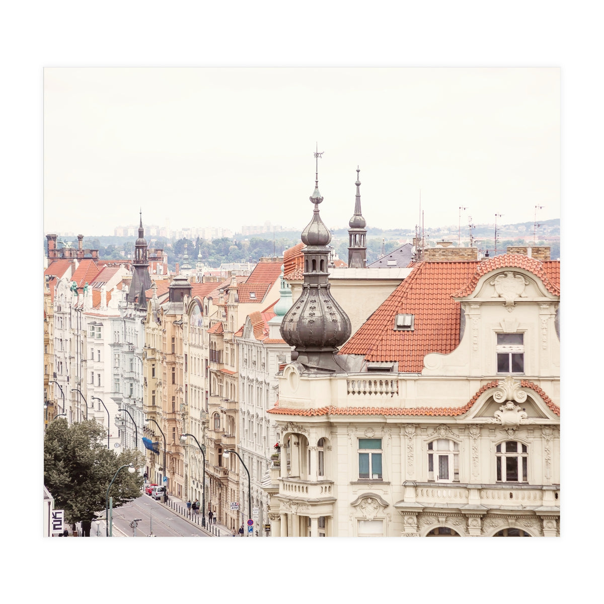 Prague Rooftops 1 (Print Only)