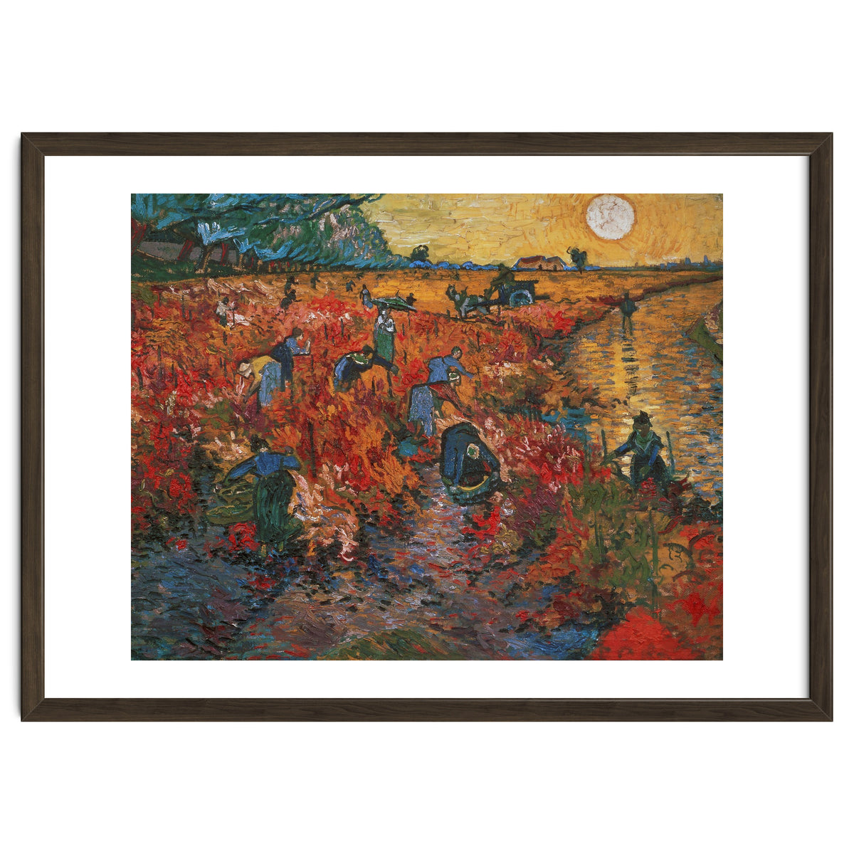 The red Vineyard at Arles,1888. Canvas,73 x 91 cm.