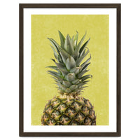 Pineapple Crown, Tropical Summer Fruit Art