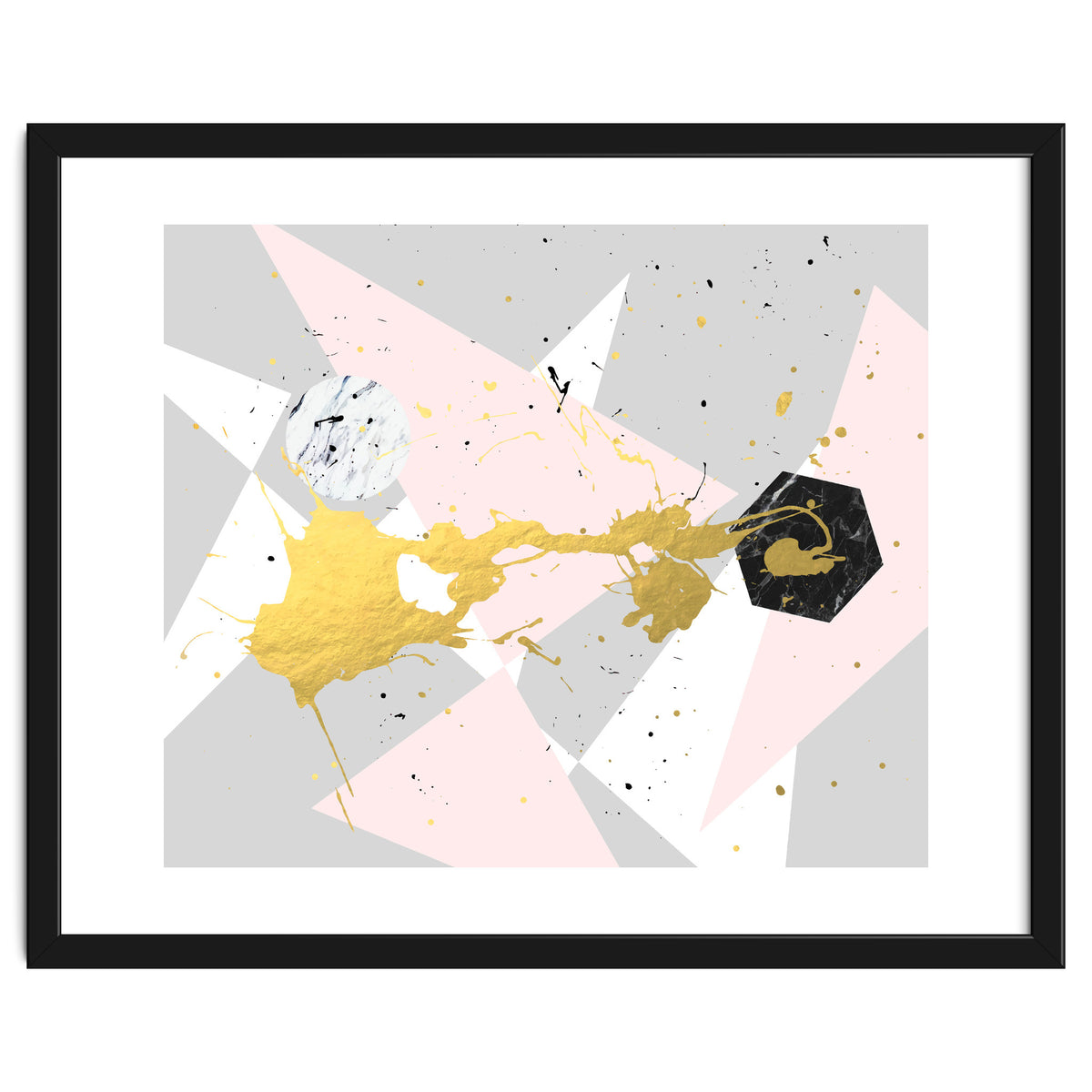 Gold Splatter #society6 #decor #buyart